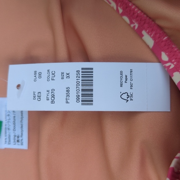 J.Crew's high-waisted Floral Bikini Bottom For Mac Coverage - Size 3X NWT - Picture 3 of 4